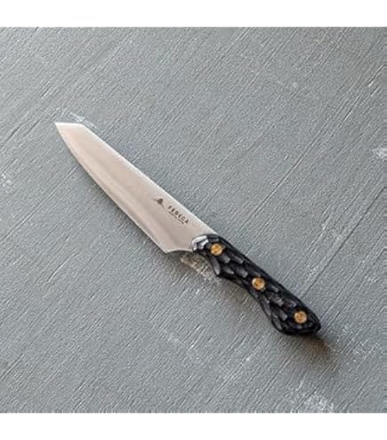 Amazon.co.jp: FEDECA 000983 (名栗ブラック)三徳包丁 大（積層強化木