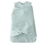 HALO SleepSack Micro-Fleece Swaddle, Mint / Pink, Preemie by Halo