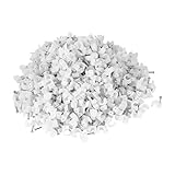 1000の個の6mm径電線白いプラスチック製のサークルネイルクリップ