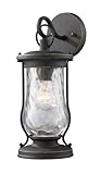 Elk 43016/1 Farmstead 1-Light Outdoor Sconce In Matte Black [並行輸入品]