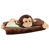 Bearington collection ベアリントンコレクション　Giggles Belly Blanket　ふかふかで柔らかアニマルブランケット/モンキー/出産祝い