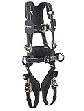 3M DBI-SALA ExoFit NEX 1113318 Full Body Nomex/Kevlar Arc Flash Harness, PVC Coated Alum. Back/Side 