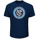 New York City Football ClubブルーロゴTシャツNYC FC S ブルー