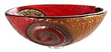 Kraus GV-620-17mm-ORB Copper Snake Glass Vessel Bathroom Sink with PU-MR Oil Rubbed Bronze [並行輸入品]