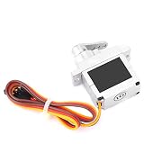 9g メタルサーボ WPL B1 B14 B16 B24 C14 C24 B36 1:16 トラック用の実用的 アクセサリー メタル素材製 高精度で静音性 RCカーサーボ (黒)