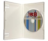 DVDケース 日本製1枚収納DVDトールケース ホワイト 3個 ロゴ有仕様 オーバルマルチメディア(OvalMultimedia)