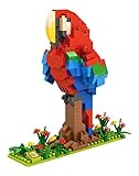 LOZ Diamond Block MINI Animal Figure Red Parrot [並行輸入品]