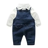 ベビー服　子ども服　男の子　Tシャツ+ロングパンツ2点セット　Cutelove　トップス　長袖　綿　ベビー　赤ちゃん　幼児　秋冬　可愛い　ファッション　カジュアル　普段着　韓国　グレー　偽2セット　2