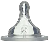 Mam X Cut Silicone Nipple, 6+ Months, 2 Pack by MAM [並行輸入品]