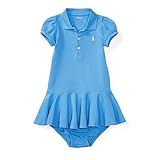 ラルフローレンの子供服　POLO　RALPHLAUREN　ベビー　女の子ツーピースセット　９０ｃｍ [並行輸入品]