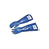 Tucker Safety 92205 Products Tucker SteamGlove Utility Glove, Nitrile, Cotton Lined, 20, XL, Blue by