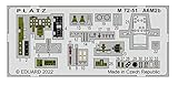 プラッツ 1/72 全遊動シリーズ 第二次世界大戦 日本海軍 零式艦上戦闘機 二一型用 ディテールアップパーツセット プラモデル用パーツ M72-51 成形色
