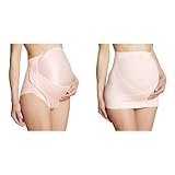 【セット買い】 ワコール マタニティ 帯祝いセット Lサイズ 産前ボトム (SP) + 腹帯 L~LL (PI)