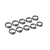 Non-brand 10個単耳油圧ホースクランプステンレス鋼Oクリップ12-14.5ミリメートル