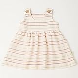 優雅 yuga☆【箱入り】「アジャスター・ワンピース 80cm - 90cm +ショートパンツ・ブルマ 80cm 2点セット オレンジ×ピンク」  オーガニックコットン100%   ベビー 服  女の