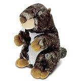 DolliBu Wild Marmot ぬいぐるみ - とても柔らかい動物のマーモット、かわいくてかわいい動物の遊びのぬいぐるみ、子供と大人のための野生動物のぬいぐるみ ふわふわのぬいぐるみギフト - 8.5インチ