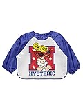 (マイファーストヒステリック) MY FIRST HYSTERIC CLASSIC MINI ”COLLEGE LOGO” EMMA樹脂 お食事エプロン ホワイトxブルー