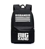 韓流グッズ BIGBANG MADE VIP ビッグバン GD TOP SOL VI D-LITE 10周年記念 ファッション 可愛 バッグ リュックサック (ブラック)