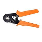 NUZAMAS調整可能なラチェッティングフェルール六角六角クリバーペンチ工具0.25〜6.0mm AWG 23〜10