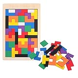 木製 テトリス 型はめ パズル 「ユニークな形状が多く飽きにくい」 (タイプA厚み0.8cm)