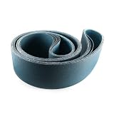 2 1/2 X 48 Inch 40 Grit Metal Grinding Zirconia Sanding Belts, 6 Pack by Red Label Abrasives