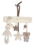 NEINEI　 赤ちゃん おもちゃ　幼児　玩具　ベビー・カー装飾品　ウサギ　星　クマ　ベッド　がらがら　鈴と音楽がある