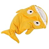 Lutents ベビー布団　可愛いサメ寝袋 おくるみ　ベビー 赤ちゃん 子供用　スリーピングバッグ 寝具 子供用　シュラフ　ブランケット 寝冷え防止　暖かい　春秋用　赤ちゃん対応　柔らかい肌触り (イ