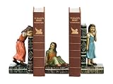 Sterling Home Child Games Bookend Trio, 7-1/4-Inch Tall