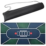 ポーカーマット テキサスホールデム プレイマット カジノ 収納袋付き 【BOOKMIYAKO】