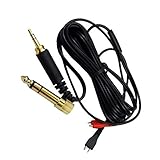 Twaxl 交換用オーディオケーブルコードためにSennheiser HD25 HD560 HD540 HD480 HD430 414 HD250ヘッドセットイヤホン3.5 mm / 6.35 mmプラグジャックアダプター金メッキオーディオリード（2 m / 6.6フィート）
