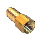 LASCO 17-7649 1/2-Inch Female Pipe Thread by 3/8-Inch Hose Barb Brass Adapter by LASCO