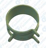 100 5/8" Spring Action Hose Clamps Olive [並行輸入品]