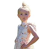 Domybest　子供服　ベビー服 女の子 ワンピース　ヘアバンド付き　チュニック　赤ちゃん　女児 2-7歳　スカート　子供服　サンドレス 可愛い ガールズ　プリント　春　夏　秋　出産祝い　誕生日　ビ