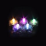 Hommii　　防水　LEDキャンドル　無煙蝋燭LEDライト 誕生日会やパーティーなどの飾り クリスマス飾り LEDライト　24個入り　60時間以上点灯可能　七色