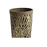 アニマル柄ダストボックス ブラウン