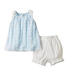 ベビー カバーオール・ツーウエイオール [nissen(ニッセン)] チュニックスーツ上下セット(女の子 子供服・ベビー服) ブルー 80