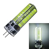 GLMING 5W G4 72-5730 SMD LED 電球 双ピン 口金 AC12V DC12V-24V シリコン結晶 コーン スーパーブライト 480 ルーメン クールホワイト 6個