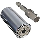 Cenda【 フリー サイズ 】ゲイターグリップ 多機能ハンドツール 万能ソケットレンチ ラチェット 7～19mm 対応 ユニバーサル レンチ 修理 修復 ２セット
