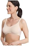 QT Intimates Womens' Cotton Blend Wireless Nursing Bra - Nude - 40DDDランジェリー,lingerie [並行輸入品]