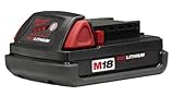 Milwaukee 48-11-1815 M18 Compact RED LITHIUM 18-Volt Lithium-ion Cordless Tool Battery [並行輸入品]
