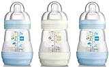 MAM Anti-Colic Bottle 160ml 3 pack - Blue