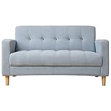 アビライト 大川家具 カジュアル 2人掛け デニムソファ SAXEBLUE SKT-0041