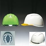 高品質 安全ヘルメット［DIC HELMET］安全ヘルメット（AP11-CW）白×クリア