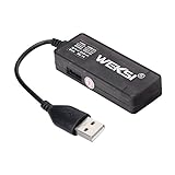 SODIAL(R) KW-203赤と青のカーデジタルLED　1ディスプレー　3.2-10V 0-3A USB電圧計電圧計自動車車電圧計