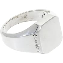 Amazon.co.jp: [クローバー925] Clover925 印台リング 7号 指輪