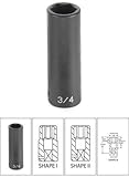 Grey Pneumatic (2020MD) 1/2' Drive x 20mm Deep Socket [並行輸入品]