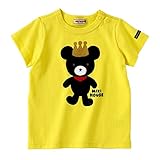 (ミキハウス)nミキハウス MIKIHOUSE キングくん☆全身プリント 半袖Ｔシャツ 100cm 黄（04）