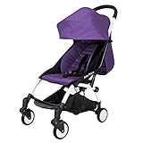 Lovelybaby スポーツ 　軽量 　　通気性良い　　 買い物かご付き 　　折りたたみ 　　スタンダード ベビーカー 　　対象0~36ヶ月 (パープル)