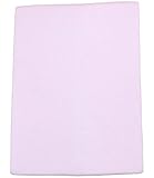 BabyPrem Baby Bedding 1 Single Fitted Cotton Crib Sheet 47 x 24 PINK by BabyPrem