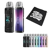 【POD初!デュアルメッシュコイル】LOSTVAPE Thelema Nano POD Kit｜ロストベイプ セレマ ナノ ポッドキット｜サブオーム対応 ベイプ スターターキット｜イープラス カートリッジ互換｜エコモード＆ブーストモード搭載｜FlavorKitchenオリジナルミニポーチ同梱 (Mystic Aurora)